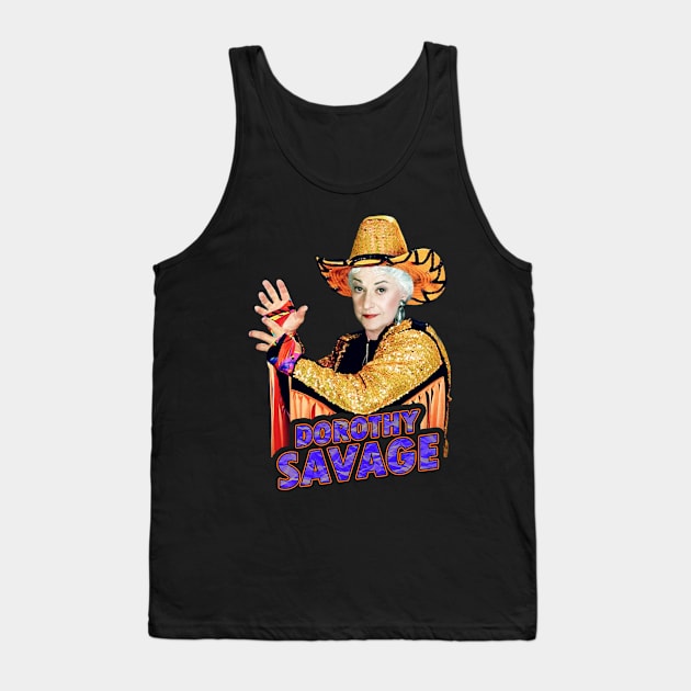 Golden Girls Bea Arthur Tank Top by Nickoliver